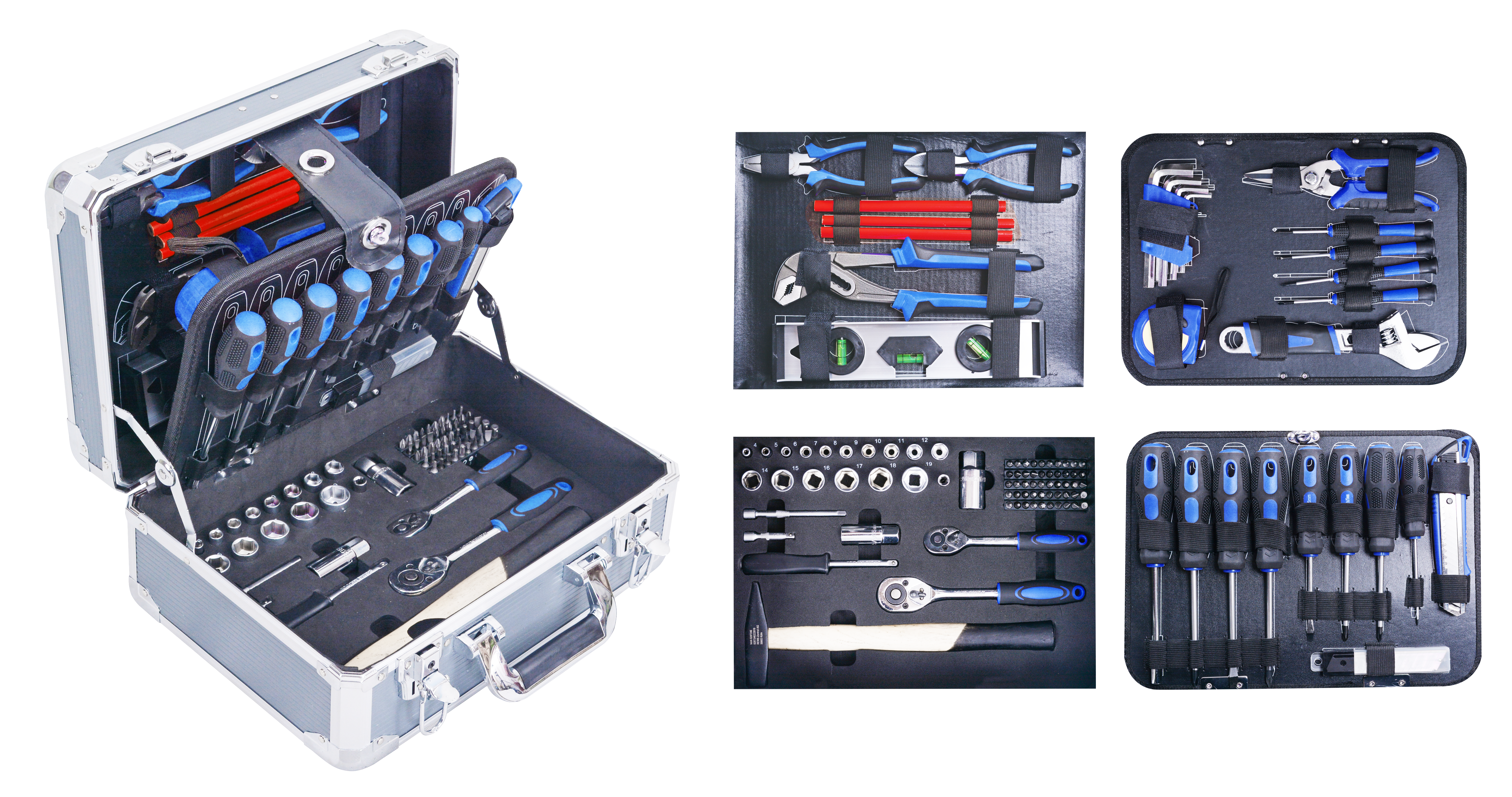 113pcs Tool sets in Aluminium Case 