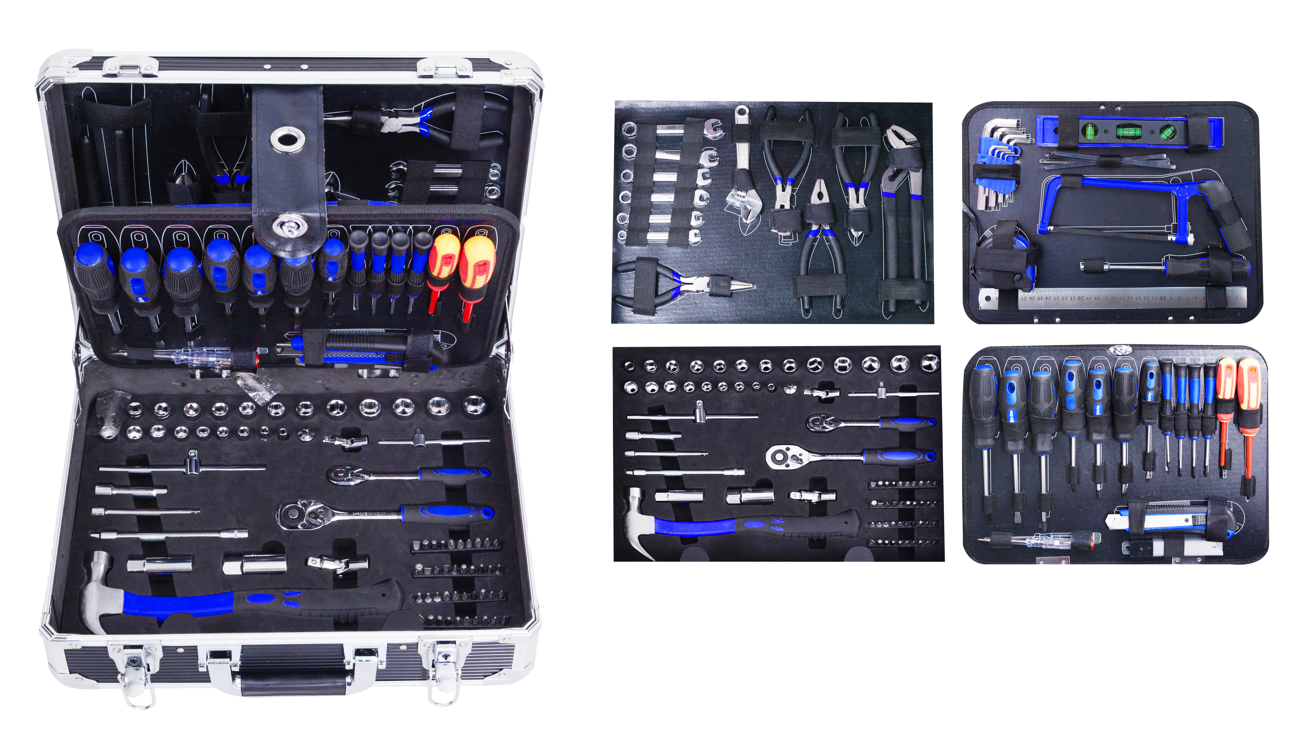 132pcs Tool sets in Aluminium Case 