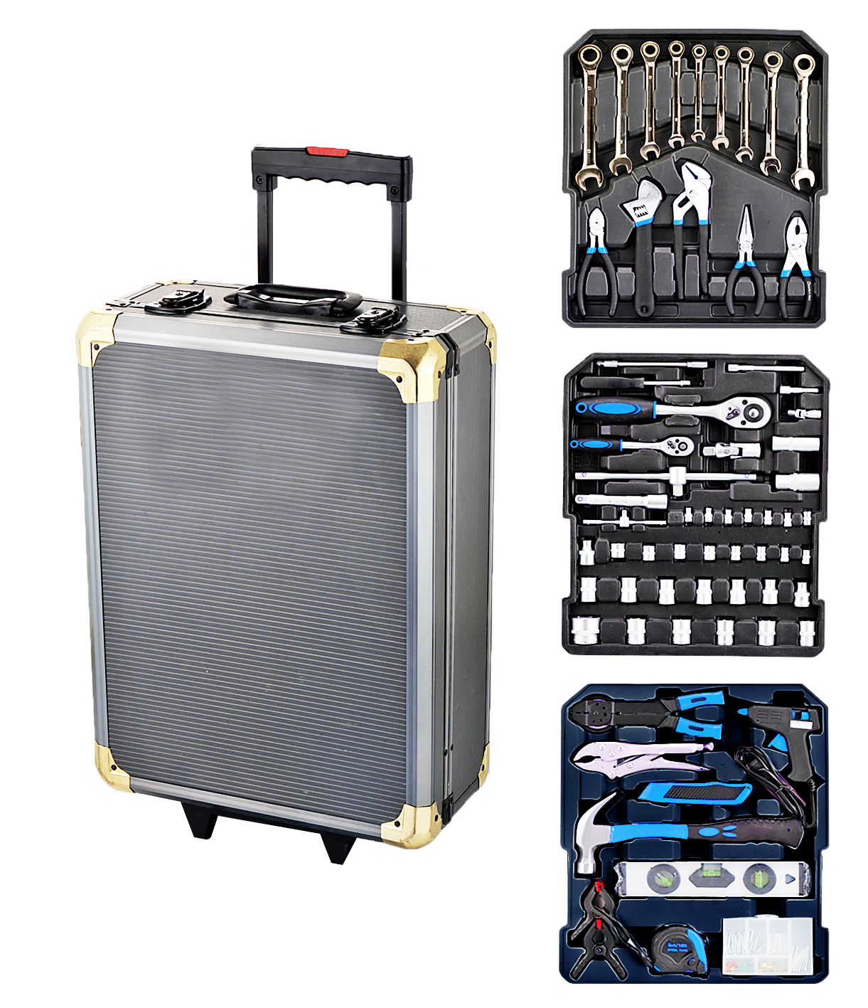 67pcs Tool sets with Aluminium Trolley