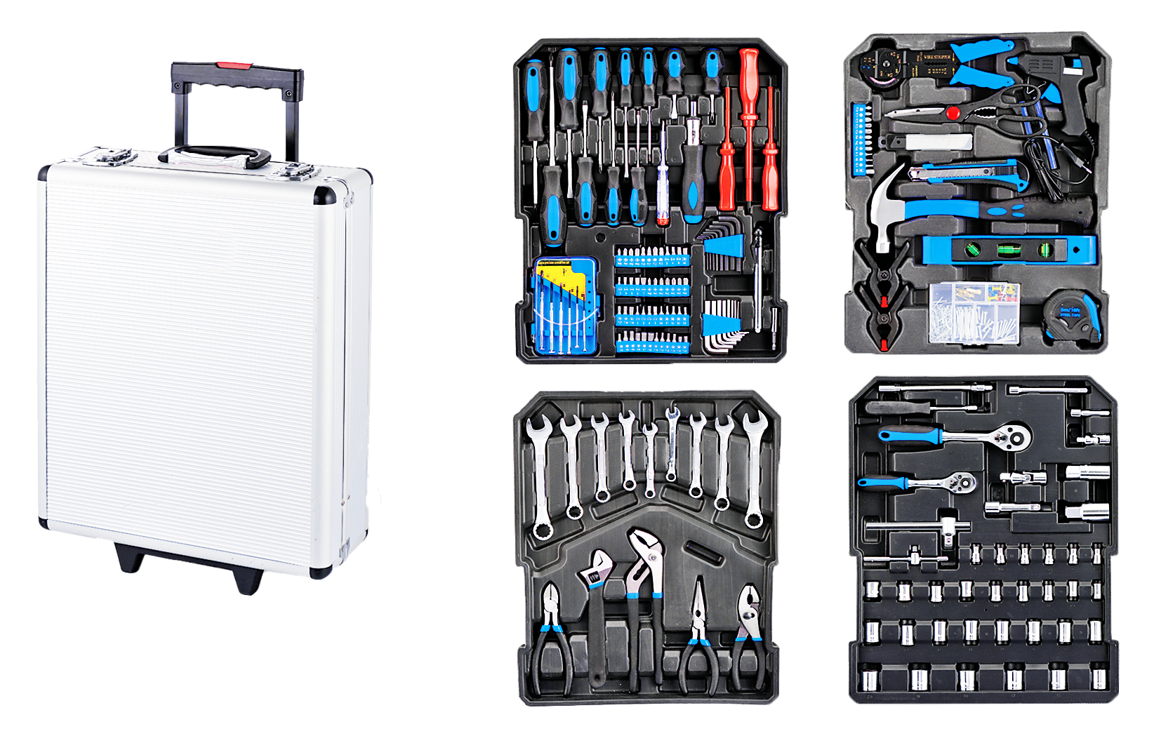 174pcs Tool sets with Aluminium Trolley  